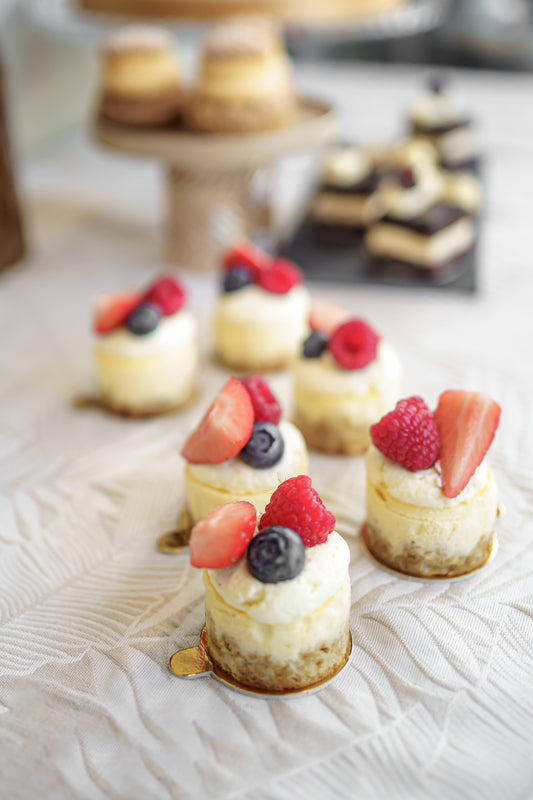 Mini Cheesecake vanilka-ovoce